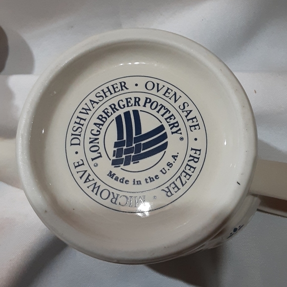 LONGABERGER  CLASSIC BLUE GRAVY BOAT - Picture 6 of 6